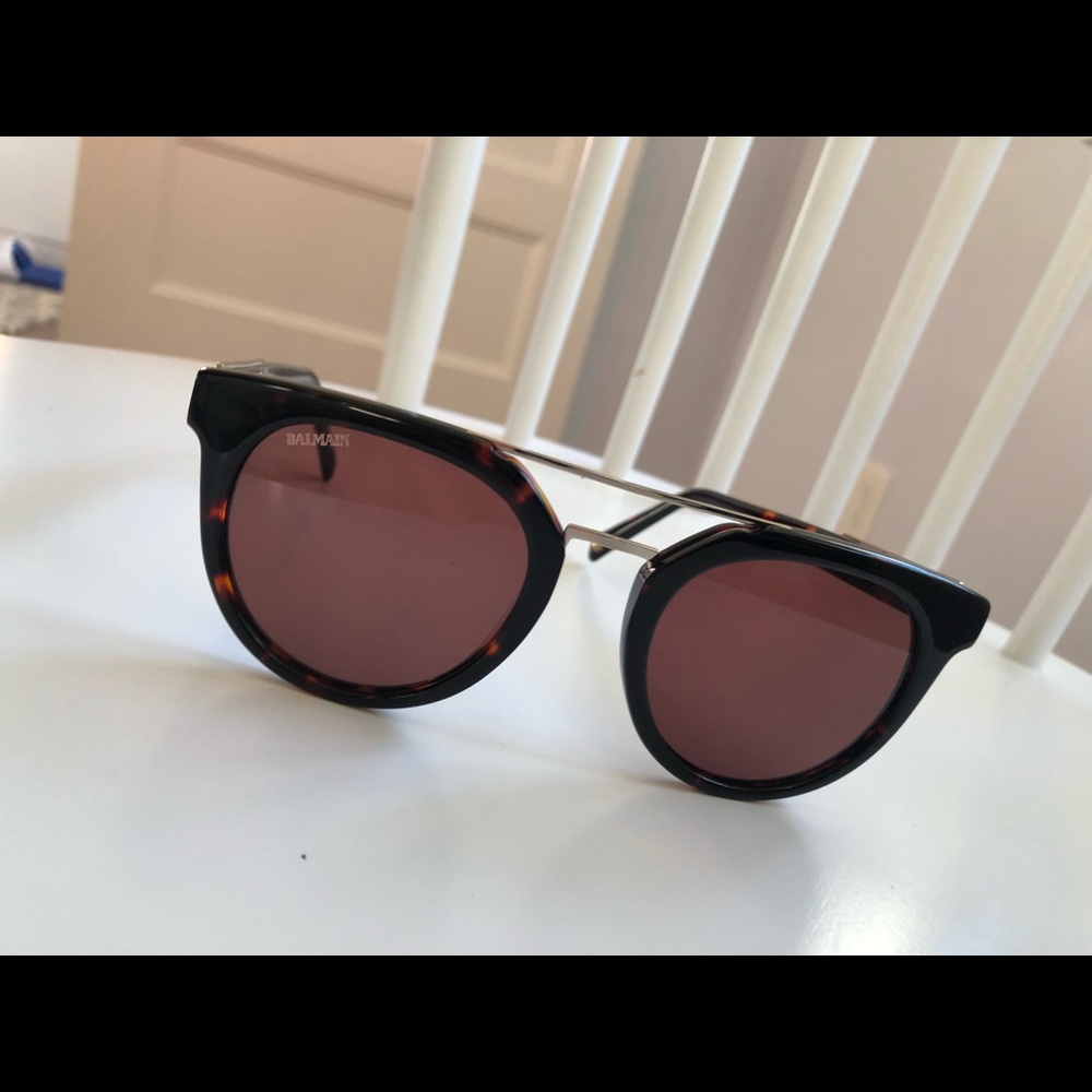 Balmain tortoise sunglasses.  Never worn.